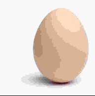 a slightly sad egg
